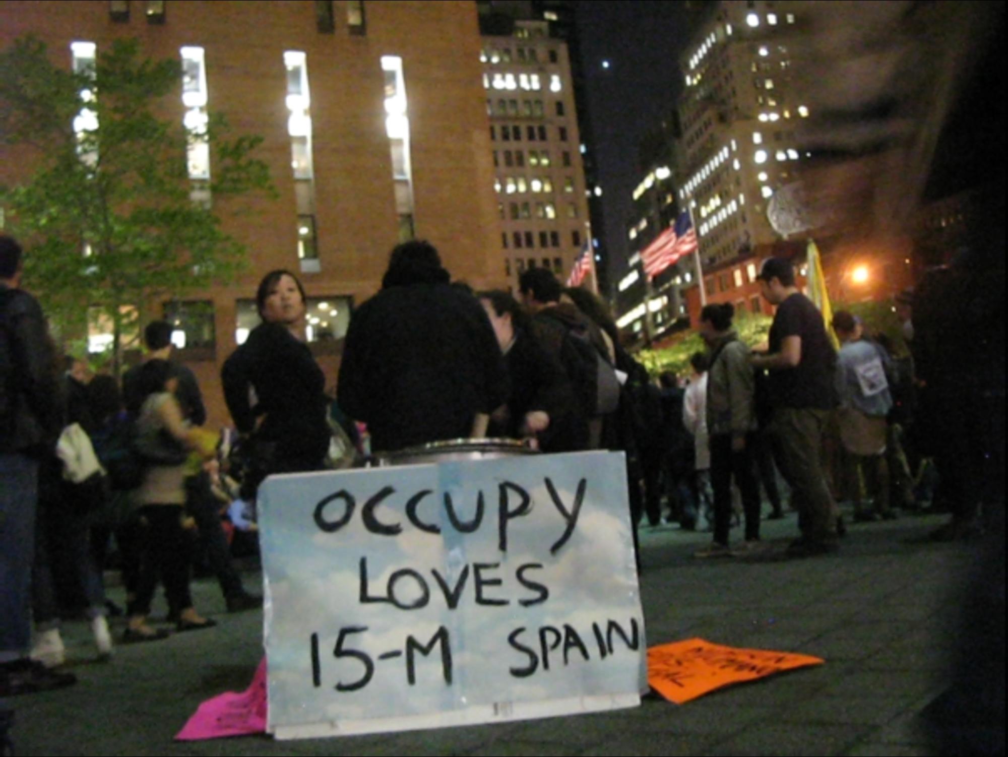 Occupy loves 15M
